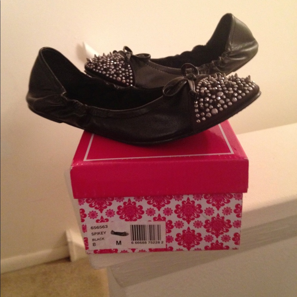 Wanted Studded Ballet Flats